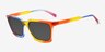 Own It Rainbow Orange PlasticSunglass Frames from EyeBuyDirect, Angle View