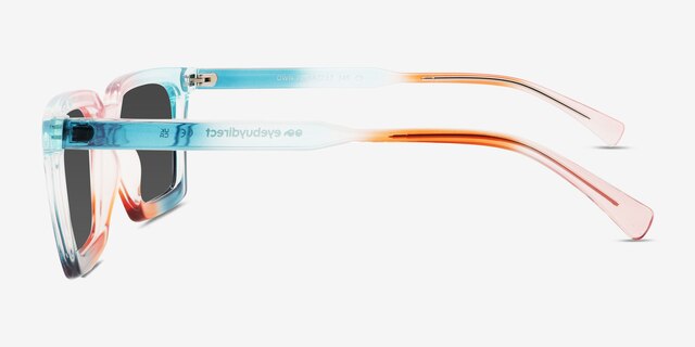 Own It Rainbow Pink PlasticSunglass Frames from EyeBuyDirect, Side View