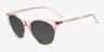 Cartel Rainbow Pink PlastiqueSoleil de Lunette de vue d'EyeBuyDirect, Vue d'Angle