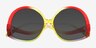 Shine On Rainbow Red PlastiqueSoleil de Lunette de vue d'EyeBuyDirect, Vue Rapprochée