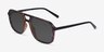 Novota Tortoise PlasticSunglass Frames from EyeBuyDirect, Angle View