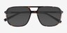 Novota Tortoise PlasticSunglass Frames from EyeBuyDirect, Closed View
