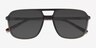 Novota Vert PlastiqueSoleil de Lunette de vue d'EyeBuyDirect, Vue Rapprochée