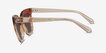 Paley Orange Brown PlasticSunglass Frames from EyeBuyDirect, Side View