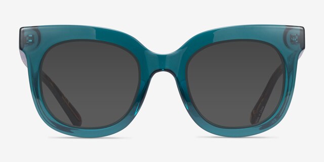 Paley Vert PlastiqueSoleil de Lunette de vue d'EyeBuyDirect, Vue de Face
