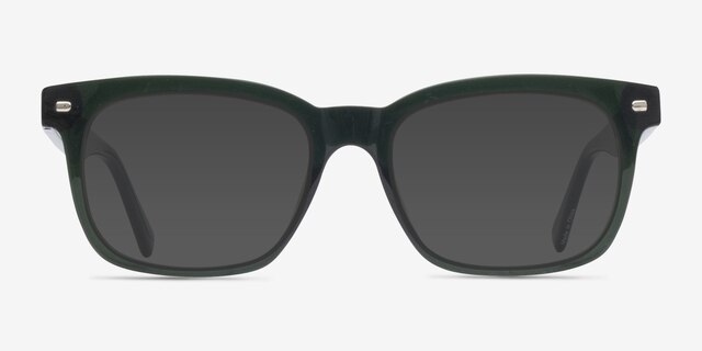 Tavi Green PlasticSunglass Frames from EyeBuyDirect, Front View