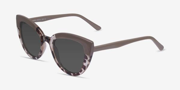 Tortoise Brown Kara -  Plastic Sunglasses