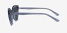 Kara Bleu PlastiqueSoleil de Lunette de vue d'EyeBuyDirect, Vue de Côté