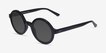 Wylie Black PlasticSunglass Frames from EyeBuyDirect, Angle View