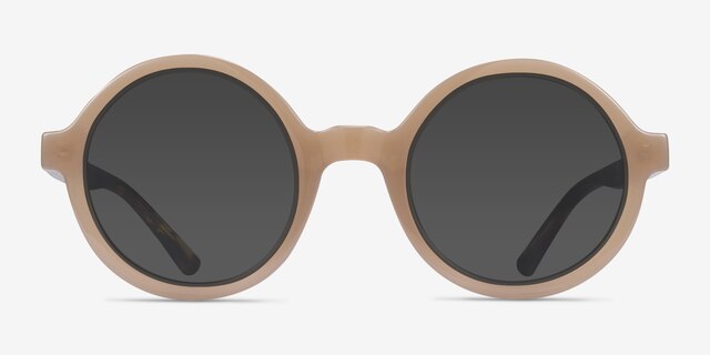 Wylie Brun PlastiqueSoleil de Lunette de vue d'EyeBuyDirect, Vue de Face