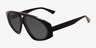 Flores Black AcetateSunglass Frames from EyeBuyDirect, Angle View