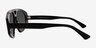 Flores Black AcetateSunglass Frames from EyeBuyDirect, Side View