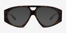 Flores Tortoise AcetateSunglass Frames from EyeBuyDirect, Front View