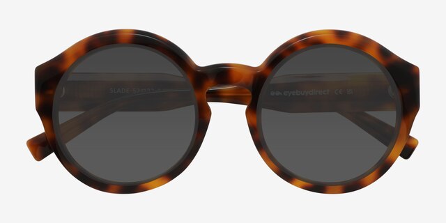 Slade Tortoise AcetateSunglass Frames from EyeBuyDirect, Closed View