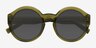Slade Green AcetateSunglass Frames from EyeBuyDirect, Closed View