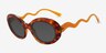 Tilde Tortoise PlasticSunglass Frames from EyeBuyDirect, Angle View
