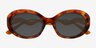 Tilde Tortoise PlasticSunglass Frames from EyeBuyDirect, Closed View