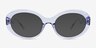 Tilde Purple PlasticSunglass Frames from EyeBuyDirect, Front View