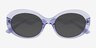 Tilde Purple PlasticSunglass Frames from EyeBuyDirect, Closed View