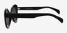 Babe Black PlasticSunglass Frames from EyeBuyDirect, Side View