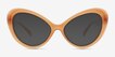 Babe Brown PlasticSunglass Frames from EyeBuyDirect, Front View