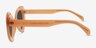 Babe Brown PlasticSunglass Frames from EyeBuyDirect, Side View