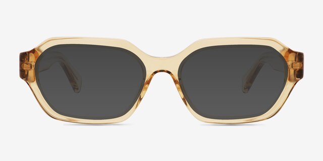 Collins Yellow AcetateSunglass Frames from EyeBuyDirect, Front View