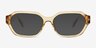 Collins Yellow AcetateSunglass Frames from EyeBuyDirect, Front View