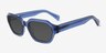 Collins Blue AcetateSunglass Frames from EyeBuyDirect, Angle View
