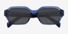 Collins Blue AcetateSunglass Frames from EyeBuyDirect, Closed View