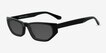 Price Black AcetateSunglass Frames from EyeBuyDirect, Angle View