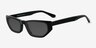 Price Black AcetateSunglass Frames from EyeBuyDirect, Angle View