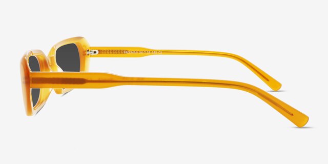 Freeman Orange AcetateSunglass Frames from EyeBuyDirect, Side View