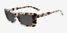 Clarke Ivory Tortoise AcetateSunglass Frames from EyeBuyDirect, Angle View