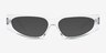 Cooke Clear AcetateSunglass Frames from EyeBuyDirect, Front View