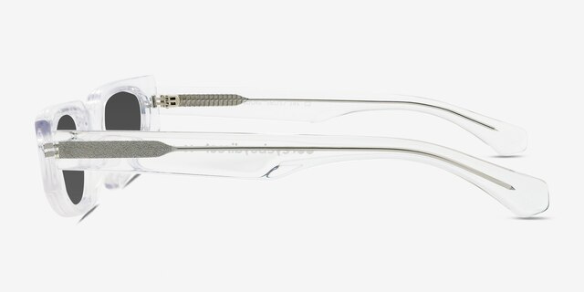 Cooke Clear AcetateSunglass Frames from EyeBuyDirect, Side View