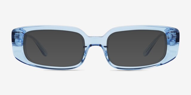 Hart Blue AcetateSunglass Frames from EyeBuyDirect, Front View