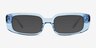 Hart Blue AcetateSunglass Frames from EyeBuyDirect, Front View