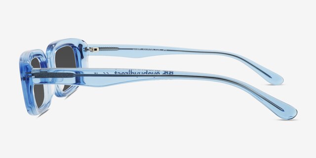 Hart Blue AcetateSunglass Frames from EyeBuyDirect, Side View