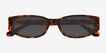 Scott Tortoise AcetateSunglass Frames from EyeBuyDirect, Closed View