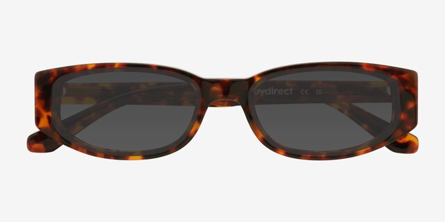 Scott Tortoise AcetateSunglass Frames from EyeBuyDirect, Closed View