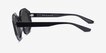 Estate Black AcetateSunglass Frames from EyeBuyDirect, Side View