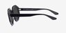 Estate Black AcetateSunglass Frames from EyeBuyDirect, Side View