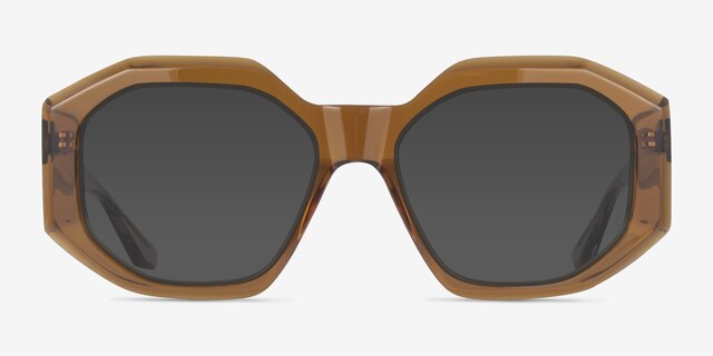 Estate Brown AcetateSunglass Frames from EyeBuyDirect, Front View