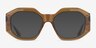 Estate Brown AcetateSunglass Frames from EyeBuyDirect, Front View
