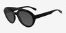 Elysian Black AcetateSunglass Frames from EyeBuyDirect, Angle View