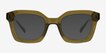 Celestia Green Alternative MaterialsSunglass Frames from EyeBuyDirect, Front View