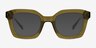 Celestia Green AcetateSunglass Frames from EyeBuyDirect, Front View