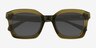 Celestia Green AcetateSunglass Frames from EyeBuyDirect, Closed View