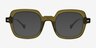 Pemberton Green AcetateSunglass Frames from EyeBuyDirect, Front View